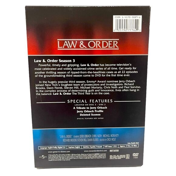 Law & Order: The Third Year [DVD] - Picture 2 of 7